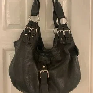 Kenneth Cole New York Bags Vintage Kenneth Cole Black Leather Hobo Bag Poshmark